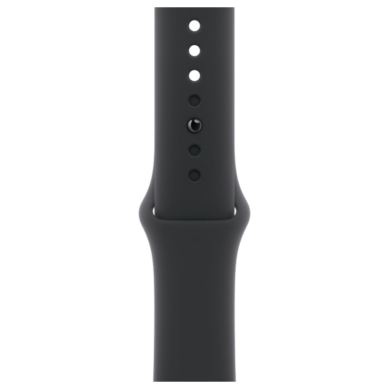 Apple Watch Series 11, 46 мм, алюминий цвета «Jet Black», спортивный ремешок "Black", S/M (MEUW4)
