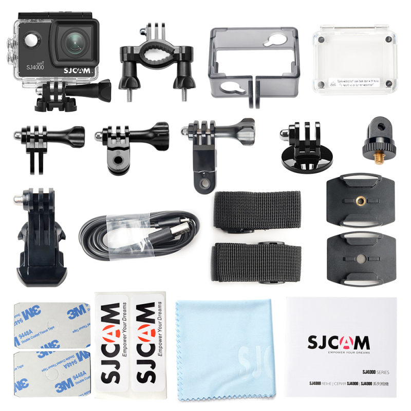 Экшн-камера SJCAM SJ4000 Wi-Fi, черный