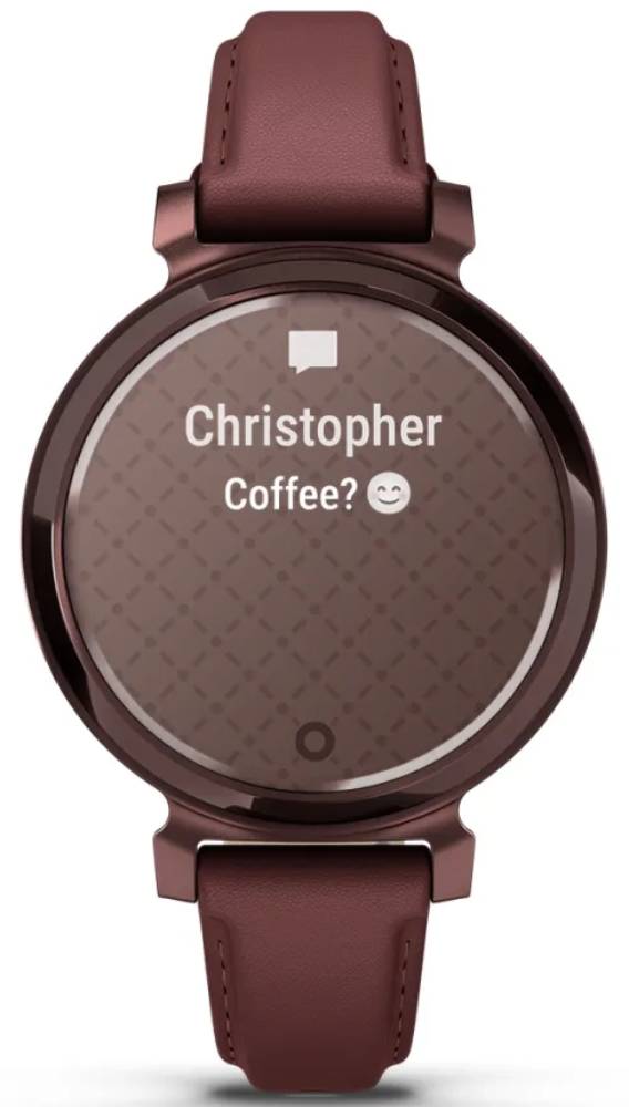 Garmin Lily 2 Classic 35мм Бронзовые с кожаным ремешком