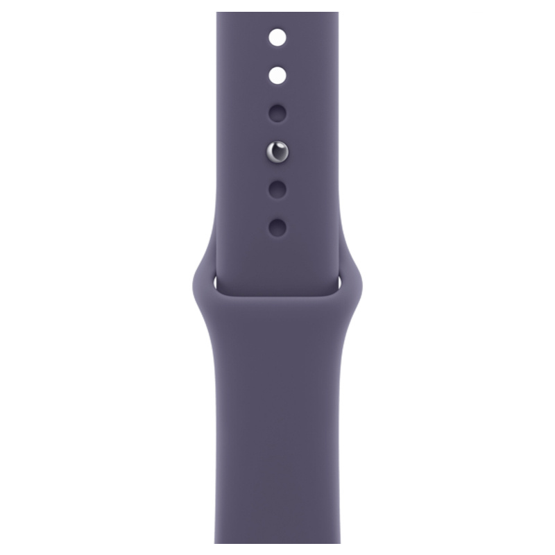 Apple Watch Series 11, 42 мм, алюминий цвета «Silver», спортивный ремешок "Purple Fog", S/M (MF8H4)
