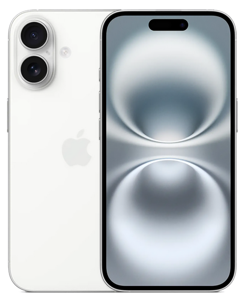 Apple iPhone 16 128Gb White (1sim + eSim) (Без RuStore)