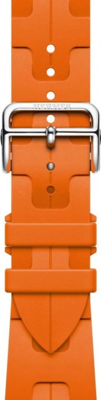 Apple Watch Ultra 2 Hermes GPS + Cellular, 49 мм, титановый корпус, резиновый ремешок оранжевого цвета