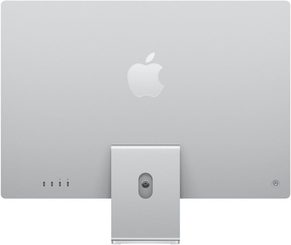 Apple iMac 24" Retina 4,5K, M3 (8C CPU, 10C GPU, 2023), 16 ГБ, 256 ГБ SSD, серебристый