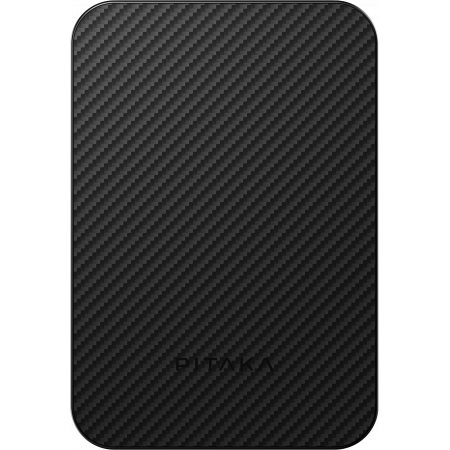 Беспроводное зарядное устройство Pitaka Power Bank Qi2, черный