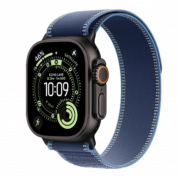 Apple Watch Ultra 3 49mm GPS + Cellular Black Titanium Case Blue Trail Loop S/M (MEWR4)