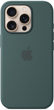 Чехол Apple для iPhone 16 Pro Silicone with MagSafe, зеленый
