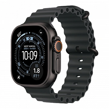 Apple Watch Ultra 3 49mm GPS + Cellular Black Titanium Case Black Ocean Band One Size (MF0J4)