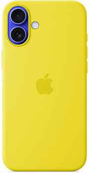 Чехол Apple для iPhone 16 Plus Silicone MagSafe, желтый