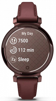 Garmin Lily 2 Classic 35мм Бронзовые с кожаным ремешком